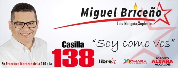 Rostros de los 23 candidatos a diputados de Libre en Francisco Morazán