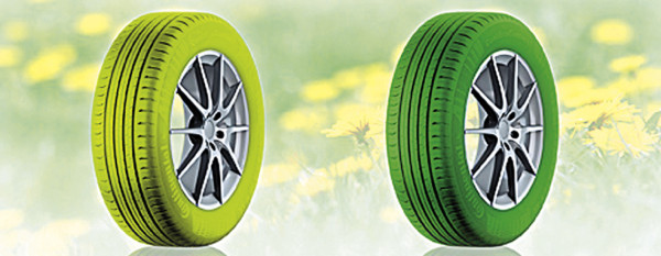 Trabajan en neumáticos 'verdes”