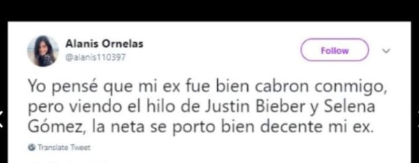 Los memes que generó el hilo de Twitter de la relación tóxica de Justin Bieber y Selena Gómez