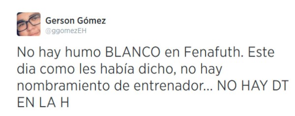 Fenafuth firmará entrenador de la Selección por un año