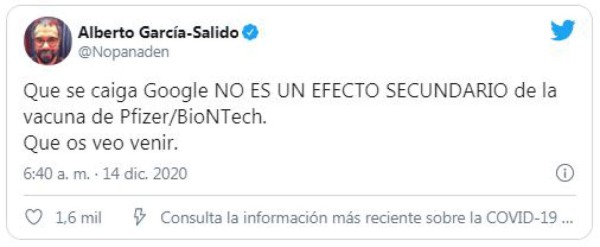 Los inesperados memes que dejó la caída mundial de Google