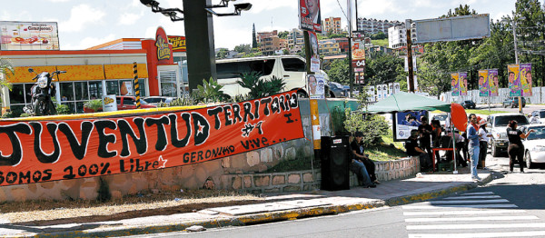 Honduras: Tapizados de propaganda política