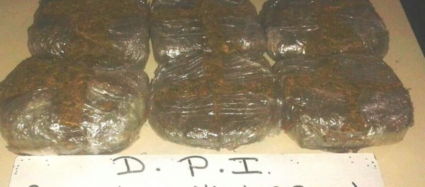 Hondureño cae con seis paquetes de marihuana&nbsp;&nbsp;