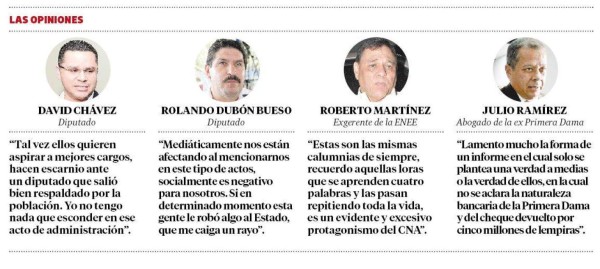 CNA señala diputados y funcionarios en redes de corrupción