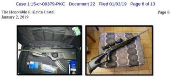 Armas de grueso calibre: las comprometedoras fotos que Tony Hernández tenía en su celular