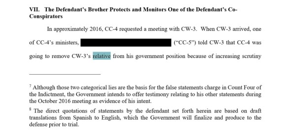Fiscalía de NY: JOH ordenó a Ardón no buscar reelección porque ya no podía protegerlo