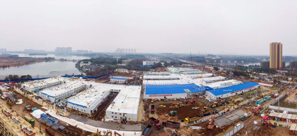 FOTOS: Así quedó el hospital que China construyó en 10 días para recibir pacientes con coronavirus