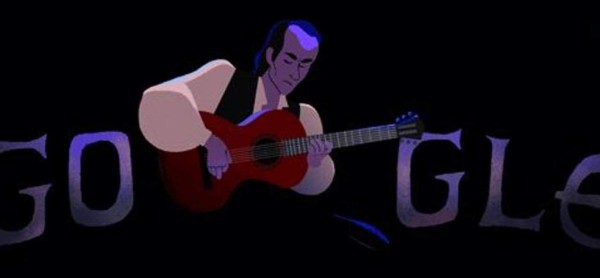 Un doodle en honor al emblema del flamenco