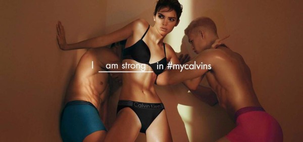 Kendall, en candente campaña de Calvin Klein