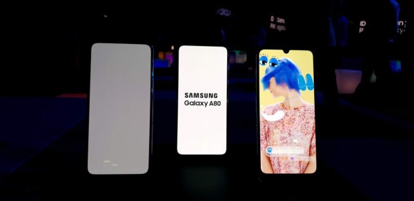 Samsung A80: El celular con cámara giratoria diseñado para la era del Live