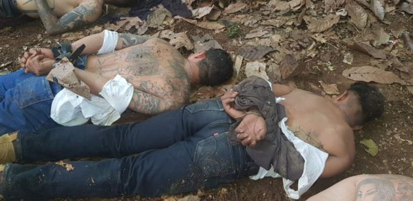Las imágenes de la Operación Hormiga VI que deja 12 mareros detenidos en Honduras  