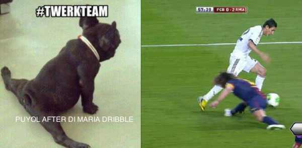 La cadera de Puyol, sus burlas son un tema viral