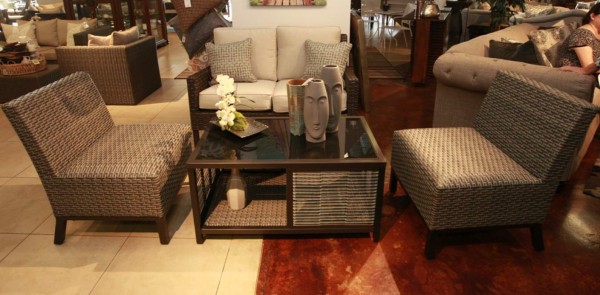 Muebles confortables para el exterior