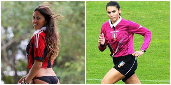 GALERIA: Elena Tambini la árbitro más sexy del fútbol de Italia