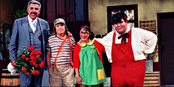 Fotos de Rubén Aguirre en su paso por Chespirito