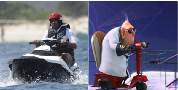 Los graciosos memes del rapero Jay Z montando un jetski