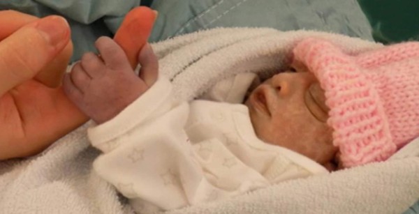 Recién nacido el donador más joven del mundo