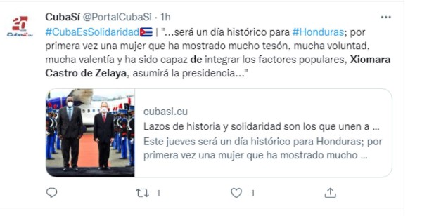 Destacando algunos de sus hitos: así informó el mundo la asunción de Xiomara Castro