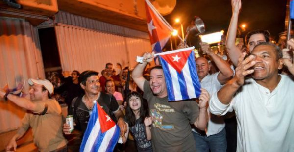 ¡Cuba libre!, Miami era una fiesta tras muerte de Fidel Castro