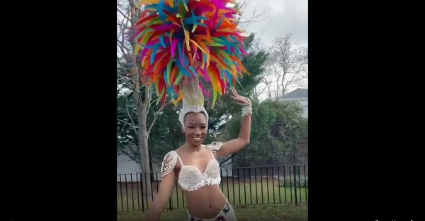 El traje típico de Miss Honduras Universo que representó la cultura garífuna (Fotos)
