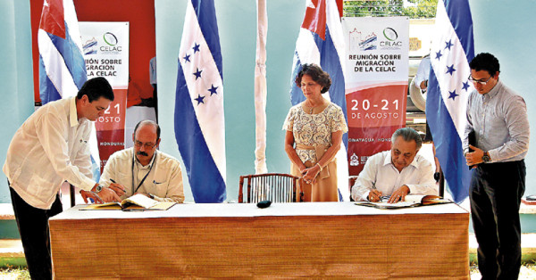 Tratado de 'línea media ajustada” firmó Honduras