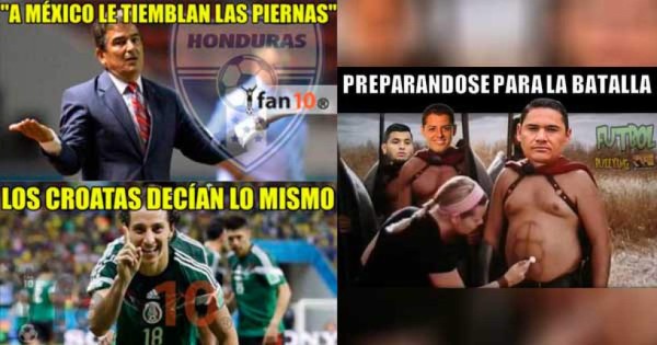 Los ocurrentes memes del partido Honduras contra México