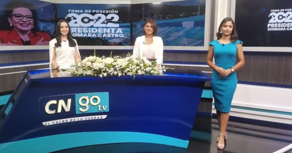 Así lucieron las presentadoras hondureñas en la toma de posesión de Xiomara Castro
