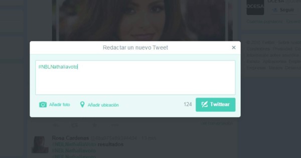 No deje de votar por Nathalia Casco