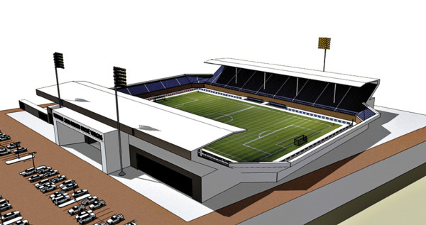 Finaliza construcción de graderías del estadio de Juticalpa