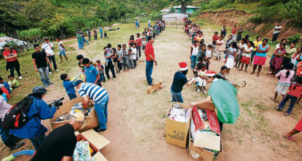EL HERALDO llevó alegría a la tribu tolupán