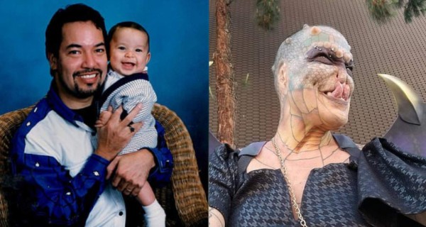 FOTOS: El drástico cambio de un banquero que modificó su cuerpo para 'ser un reptil'   