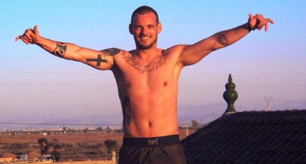 FOTOS: El brutal cambio físico de Wesley Sneijder impacta en redes