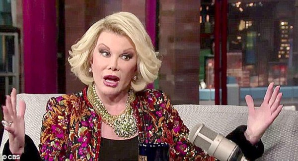 Joan Rivers: Palestinos 'merecen estar muertos'