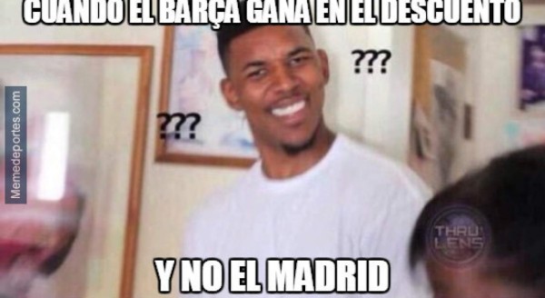 ¡Llegaron los memes! Burlas tras gane de último minuto del Barcelona al Real Madrid