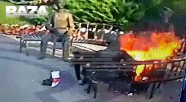 Irina Slavina, la periodista rusa que se prendió fuego en un parque (FOTOS)