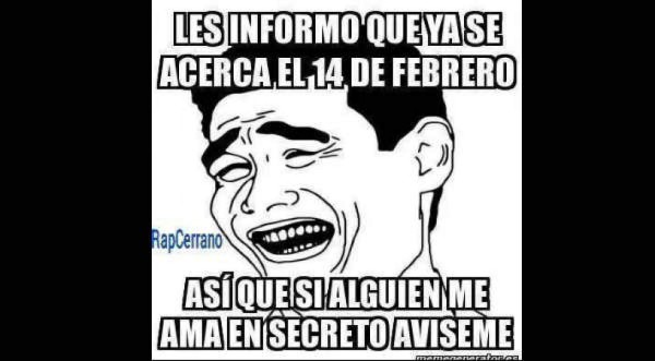 Los memes en el Día de San Valentín