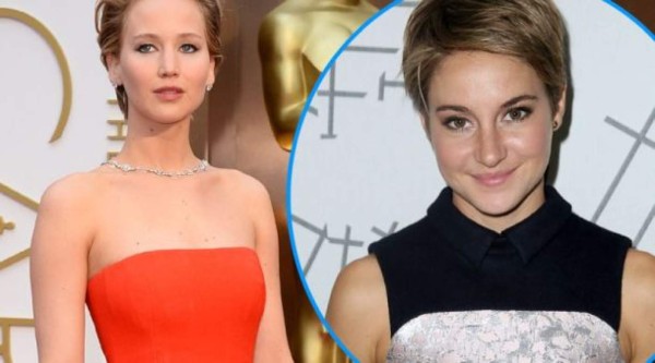 &nbsp;Shailene Woodley dice que se parece a Jennifer Lawrence solo en la vagina