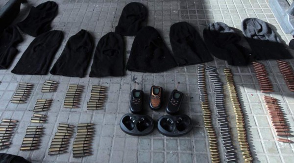 Decomisan armas e indumentaria policial en la capital de Honduras