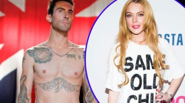 Adam Levine niega relaciones sexuales con Lindsay Lohan&nbsp;&nbsp;