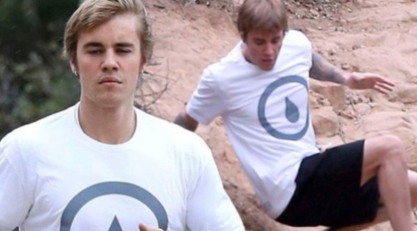 Justin Bieber se cayó mientras hacía ejercicio y el momento se viraliza en las redes