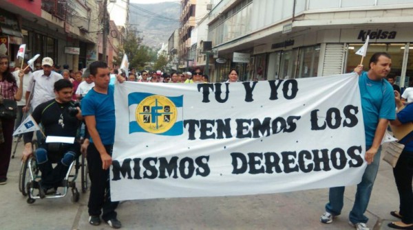 Conmemoran Día Nacional de las Personas con Discapacidad en Tegucigalpa