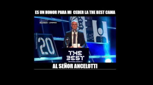 Los mejores memes que dejó la entrega de premios 'The Best' de la FIFA