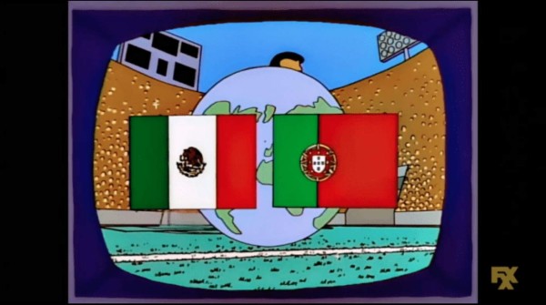 Los Simpson predicen que la final de Rusia 2018 será entre Portugal y México
