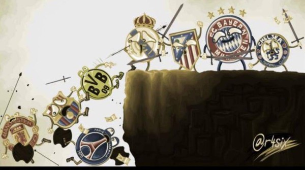 Con memes se burlan de la eliminación del Barça