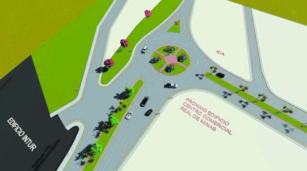 Habilitan circulación parcial en rotonda vial