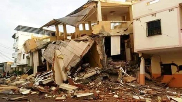 Hondureño vivió en carne propia el desastre natural en Ecuador