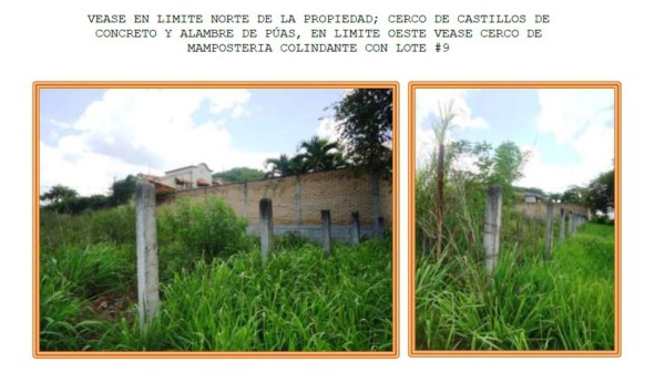 Avalúo a propiedad en Residencial San Ignacio