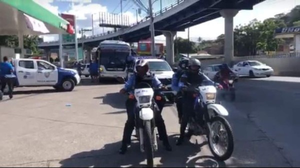 FOTOS: Así fue la salida de Motagua a Comayagua, con resguardo policial