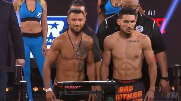 Choque de miradas: el tenso pesaje de Lomachenko y Teófimo