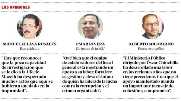 Funcionarios del MP respaldan el trabajo hecho por el fiscal general